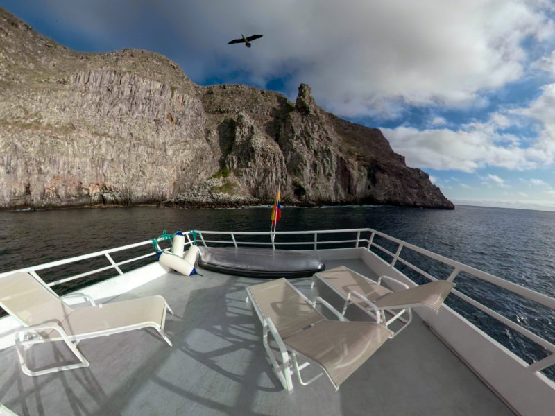 Galapagos Kreuzfahrt Aqua Sonnendeck