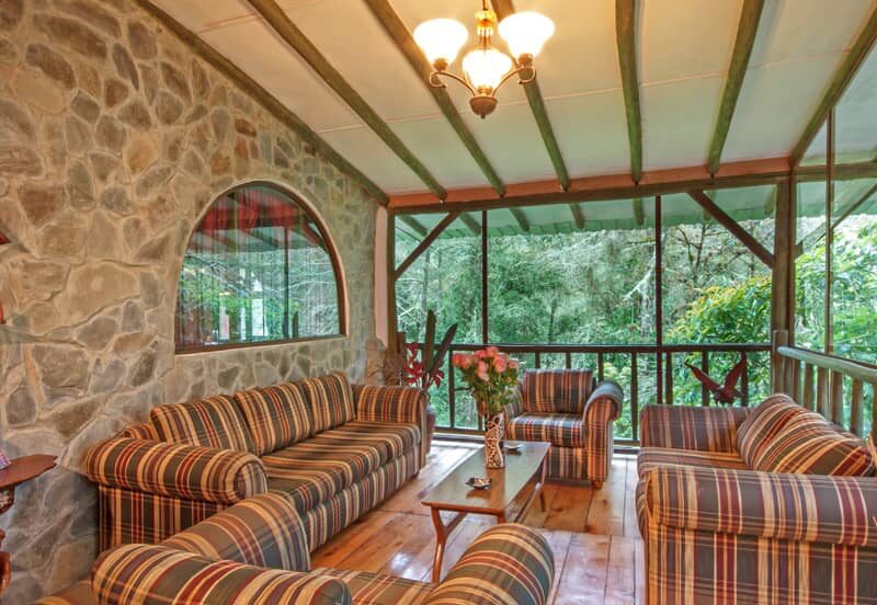 Galapagos PRO Guango Lodge outdoor lounge