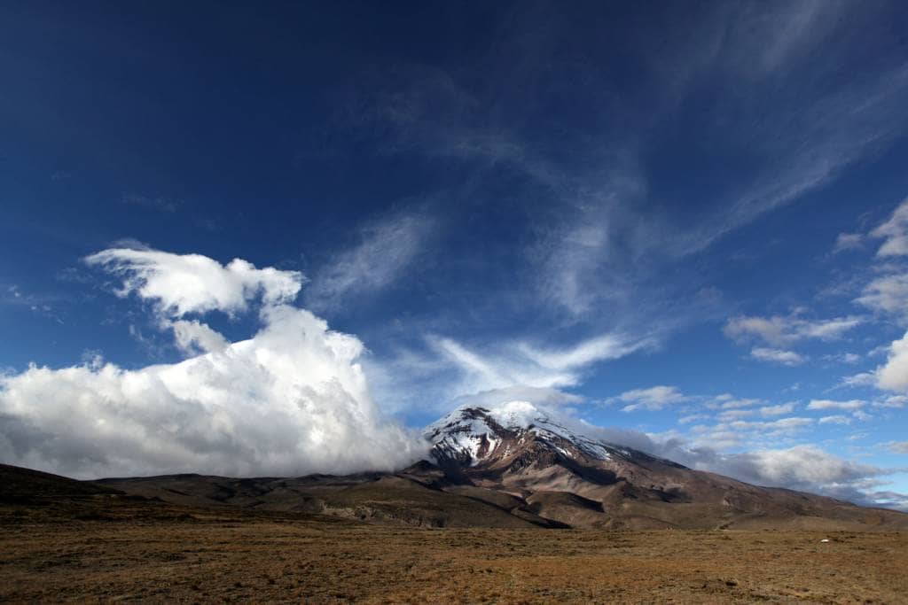 Atemberaubende Landschaft rund um den Vulkan Chimborazo - Top 10 Sehenswürdigkeiten Ecuador