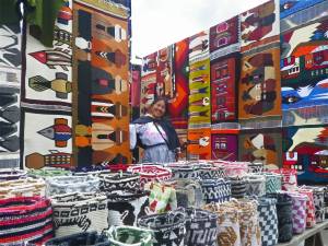 Otavalo Markets are known for the colourful patterns and incredible textiles - Shopping in Ecuador