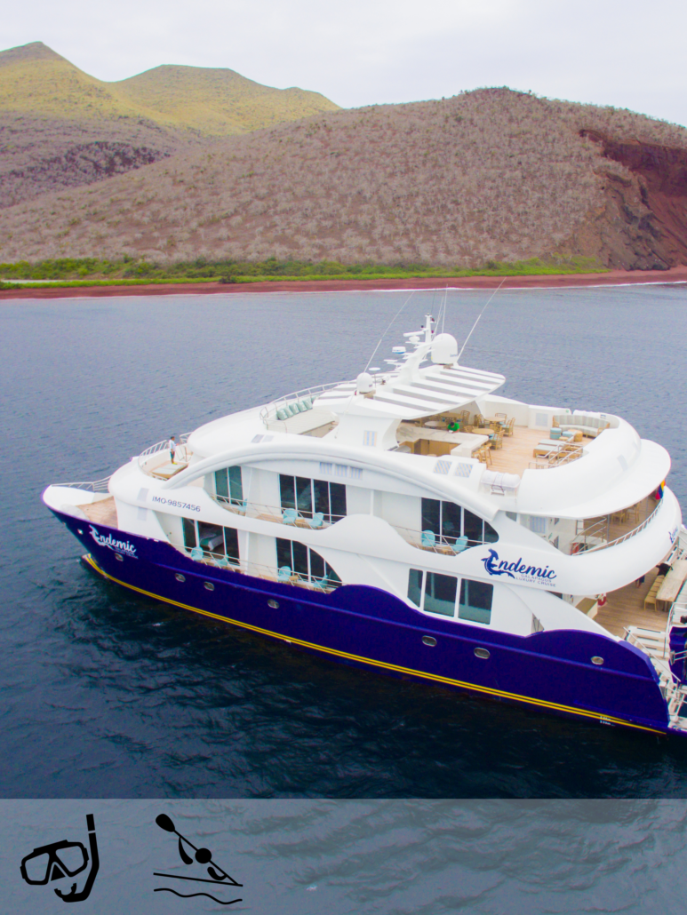 Capacity: 16 passengers
1 bilingual naturalist guide
Built in 2018
11 Crew members
Length: 35 meters
Speed: 12 knots