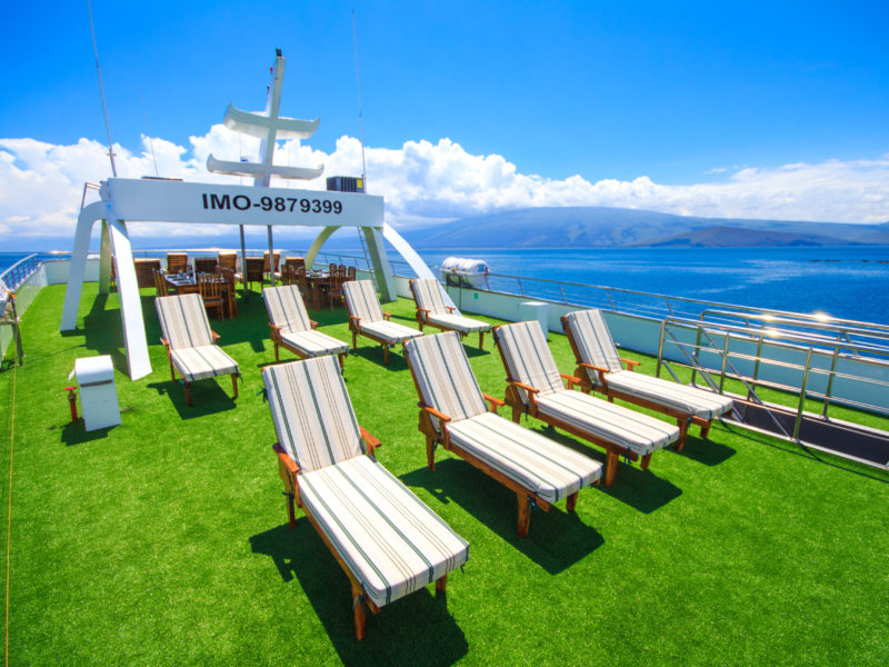 Galapagos cruise Solaris sundeck