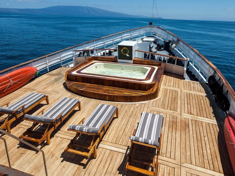 Galapagos cruise Evolution Sundeck