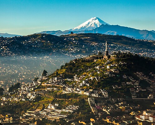 Ecuador Pro Quito mit Cotopaxi